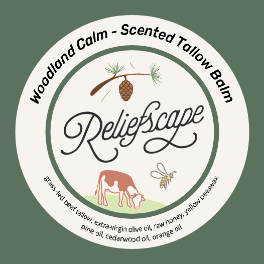 Woodland Calm – Scented Tallow & Honey Balm
